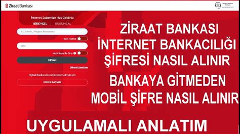 ziraat bankası internet bankacılığı giriş